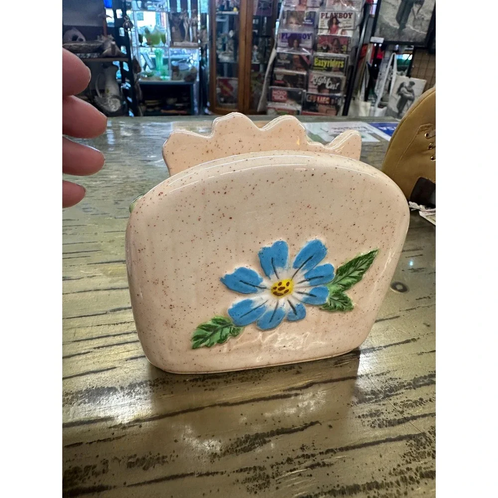 Vintage Butterfly/Flower Napkin Holder